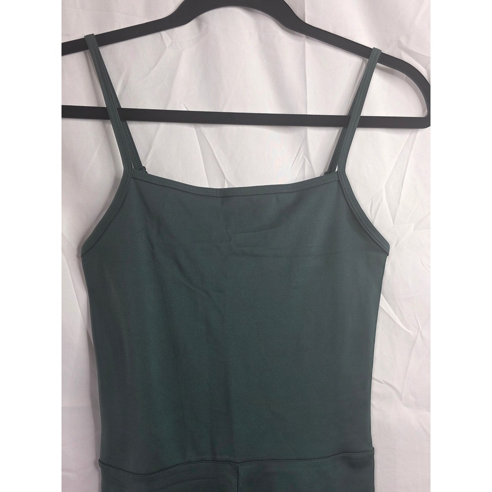 Girlfriend Collective Forest Green Compression Unitard Jumpsuit Women Medium - Picture 2 of 5